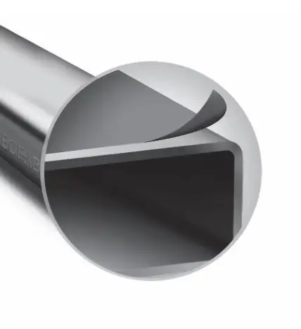 Geofab tube surface with high-quality zinc coating
