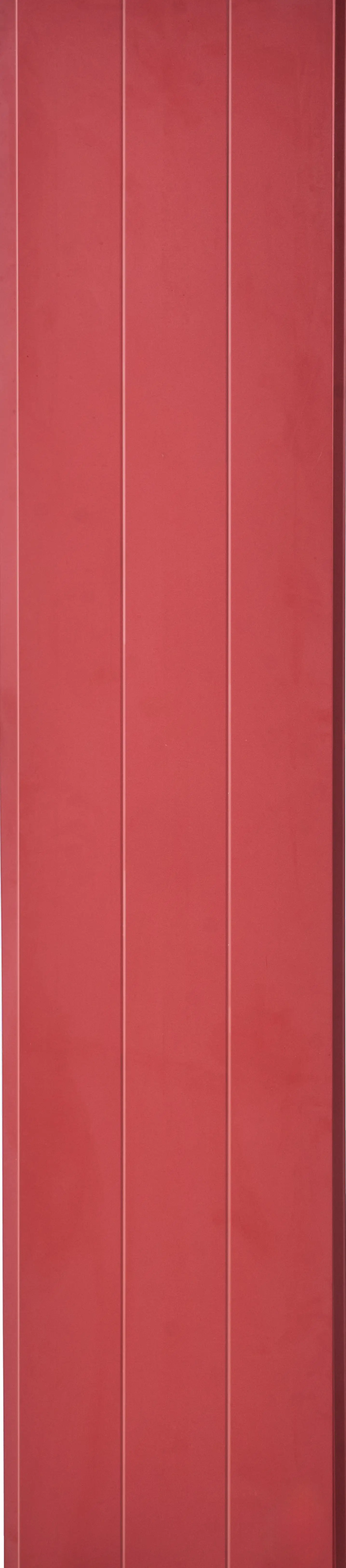 GEOCLAD Plank profile — red metal cladding