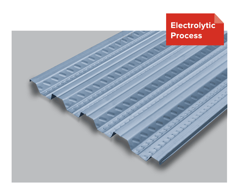 TUFDEK EGI electro galvanized steel decking sheet
