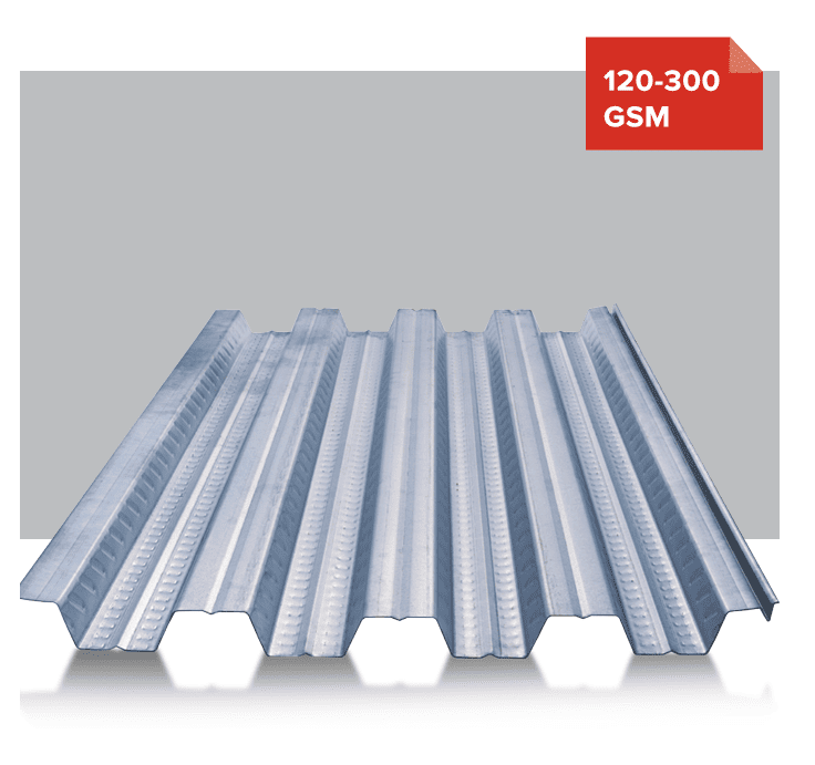 TUFDEK GIX corrugated steel decking sheet